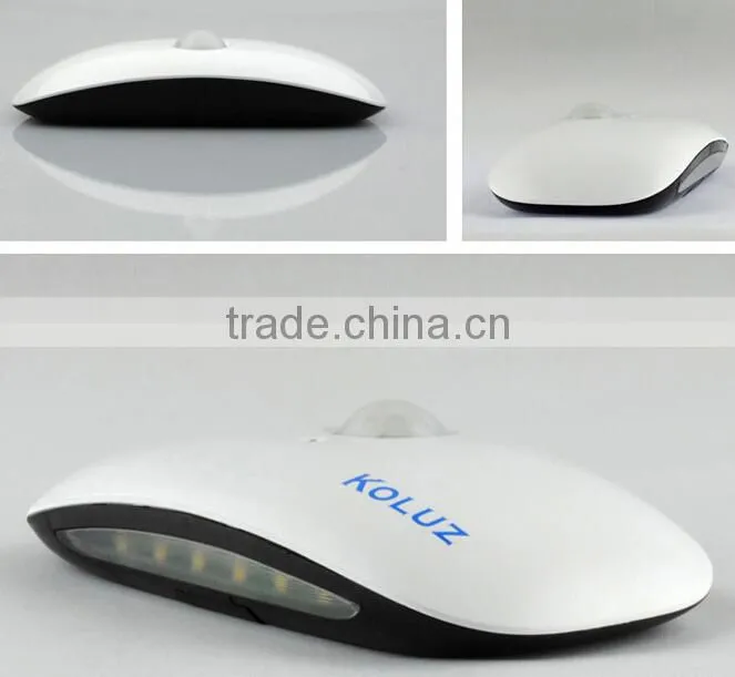 Supply creative fashion Apple mouse multifunctional infrared intelligent inductive LED night light / faba bean lamp