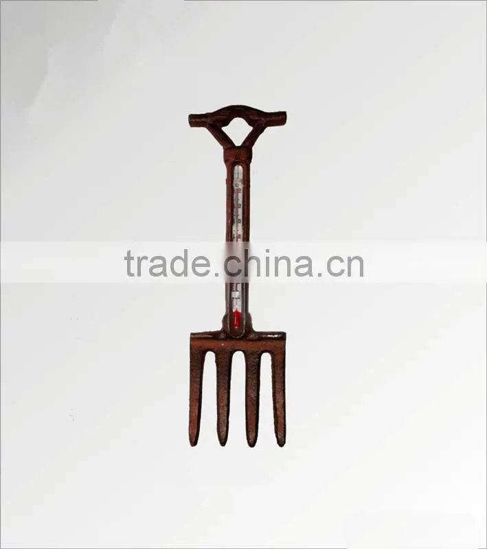 Home Decor Cast Iron Fork type Thermometer
