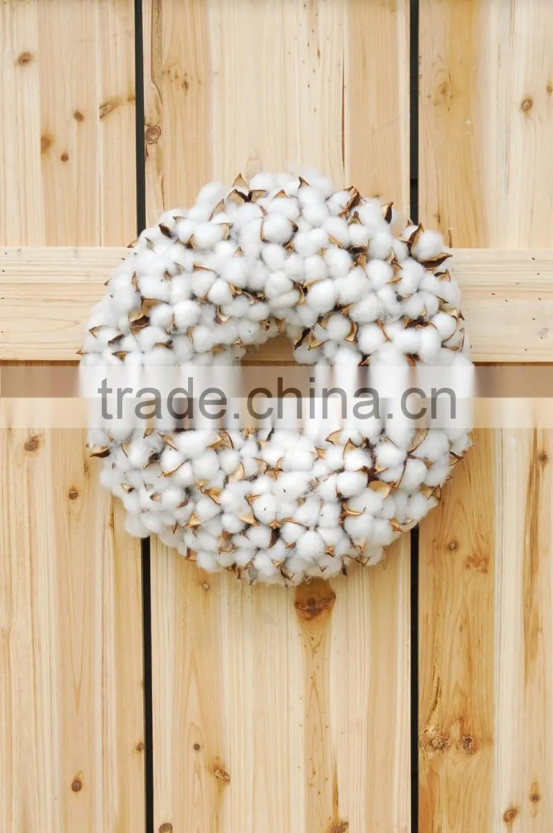 New Design Artificial Cotton Wreath