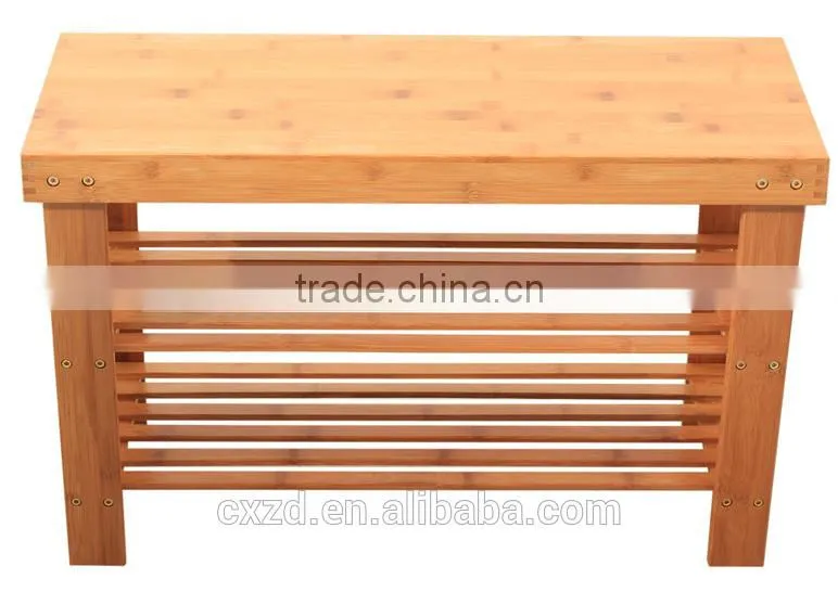cheap different style wooden shoes-changing bench
