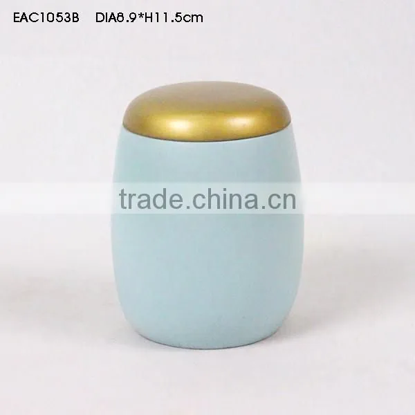 Concrete mini jar for scented candles