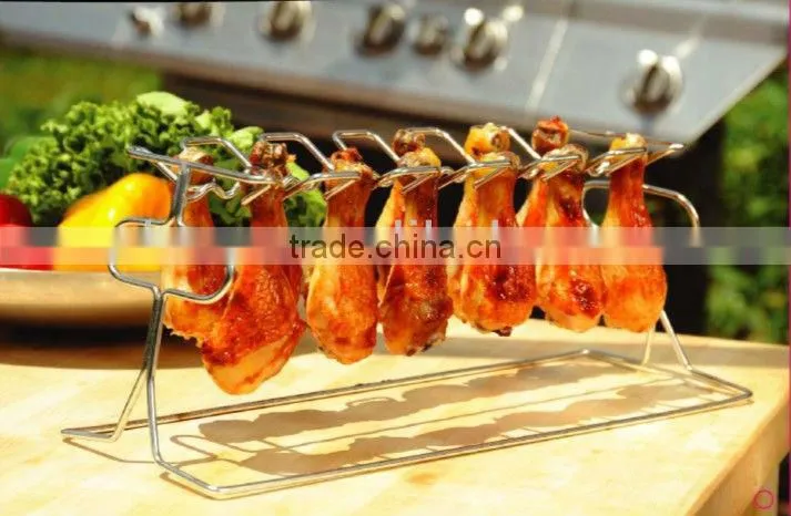Classic Stainless Steel Chicken Leg Rack