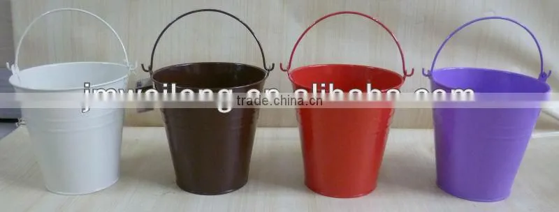 Colorful Metal Kid Buckets