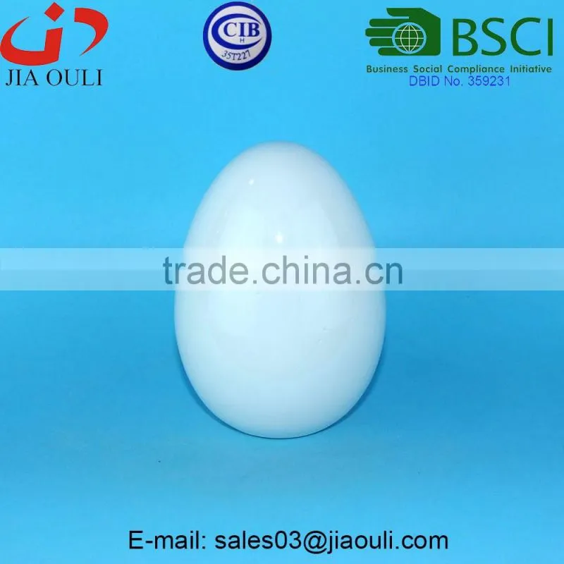BSCI Aduit factory popular home decora Ceramic egg, easter decoration eggs
