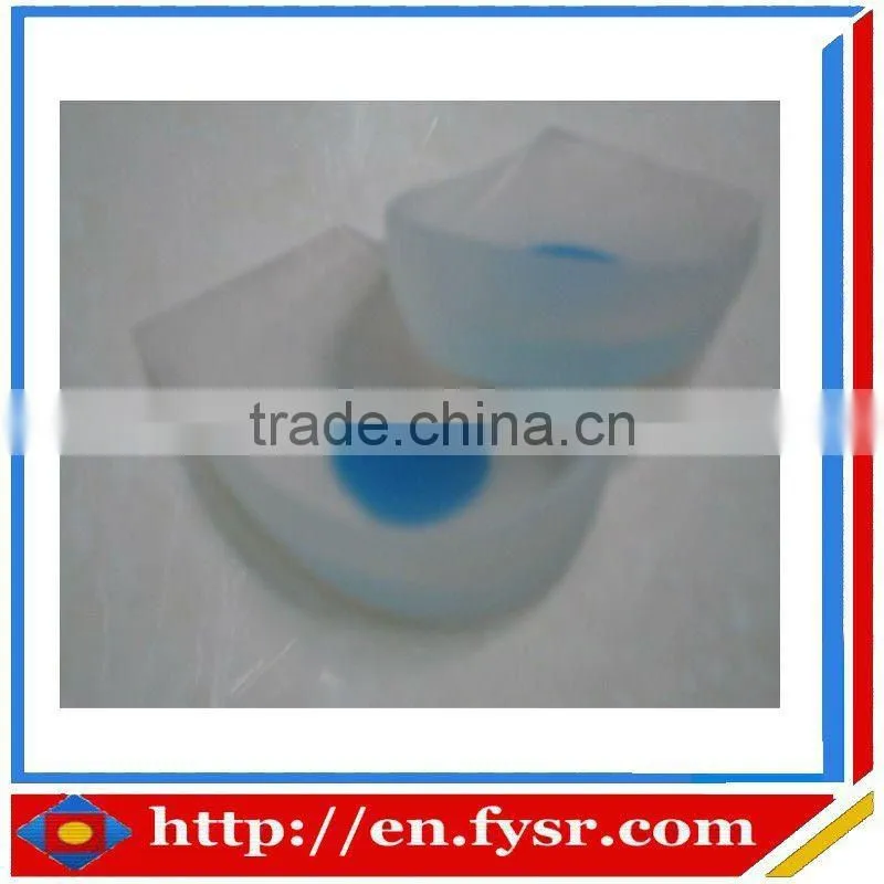 Silica gel heels insole silicone heel cup silicon high heel insole