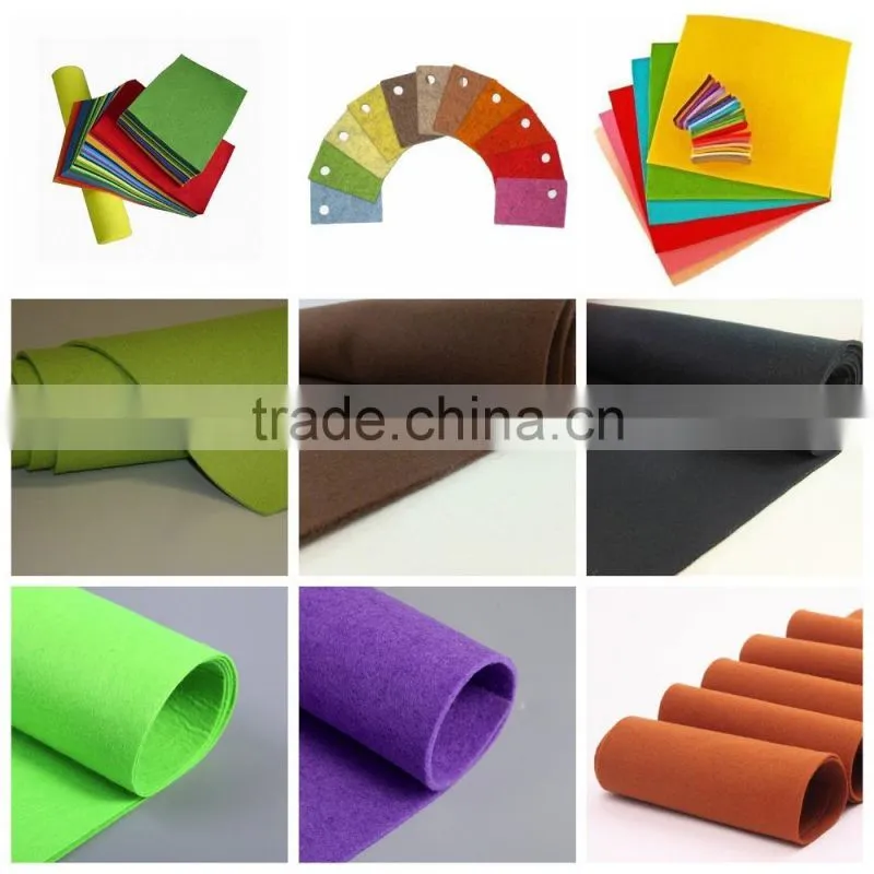 Nonwoven felt fabric from Polyester , Polypropylene