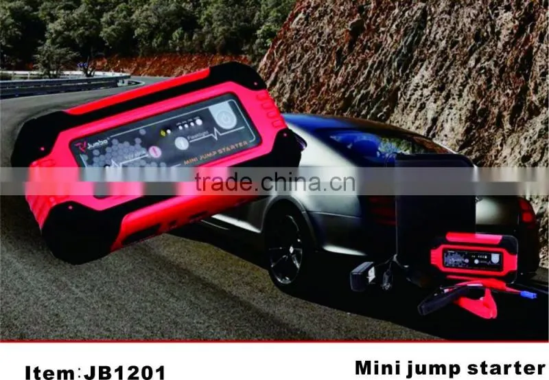 JB1201Car jump starter battery charger 18650 12V vehicle tool