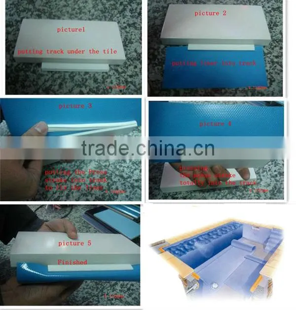 Vinyl waterproof pvc strengthen rib liner liner pvc