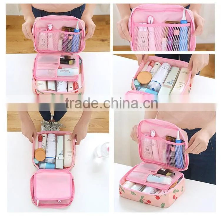 Multi-functional outdoor travel wash bag for cosmtatic organizer