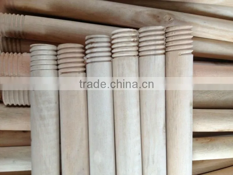 Natural wooden brush handle