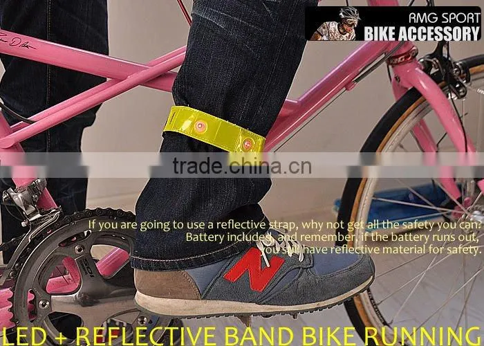 Safety LED Light Reflective Jog Bicycle Leg Arm Band