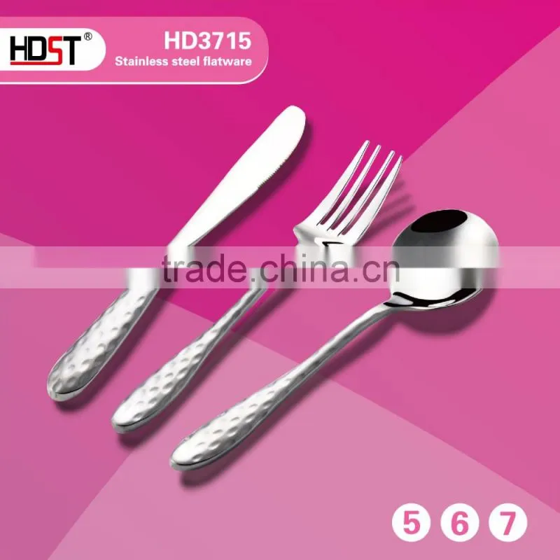 Luxury high quality stainless steel flatware