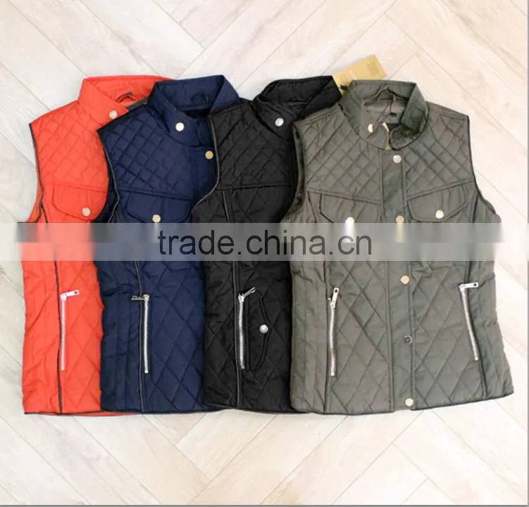 2016 Factory of Ladies Winter Padding Vest with Factory Price