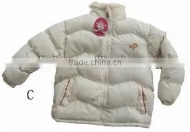 Clothing Lots For Sale Girls Shiny Down Jacket Fujian