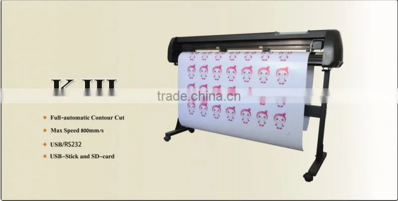 2017 new contour cutting plotter HX-800KIII from King Rabbit