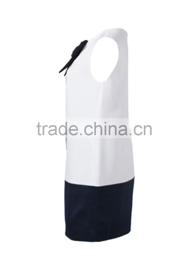 new fashion women's clothing best price high quantity with a bowknot embellish tops