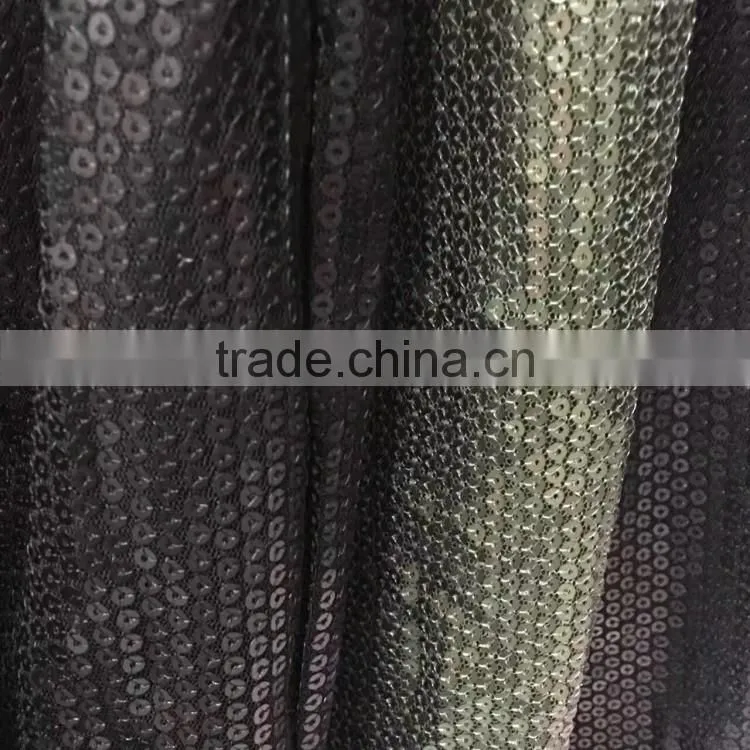 Ladies yiwu stock garment beaded shining A-line sexy skirt