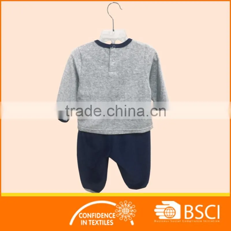 Bear pattern autumn winter long sleeve boys pajamas children sleepwear