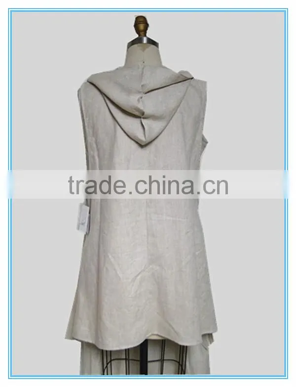 Plus Size Ladies Pant Suits Linen Fabric