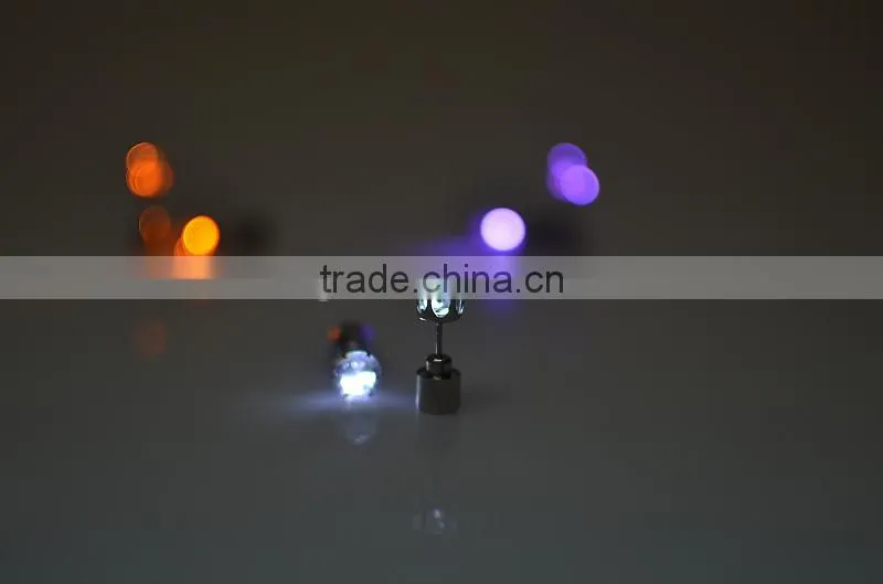Wholesale Crystal Lighting LED Ear Stud new ear nail
