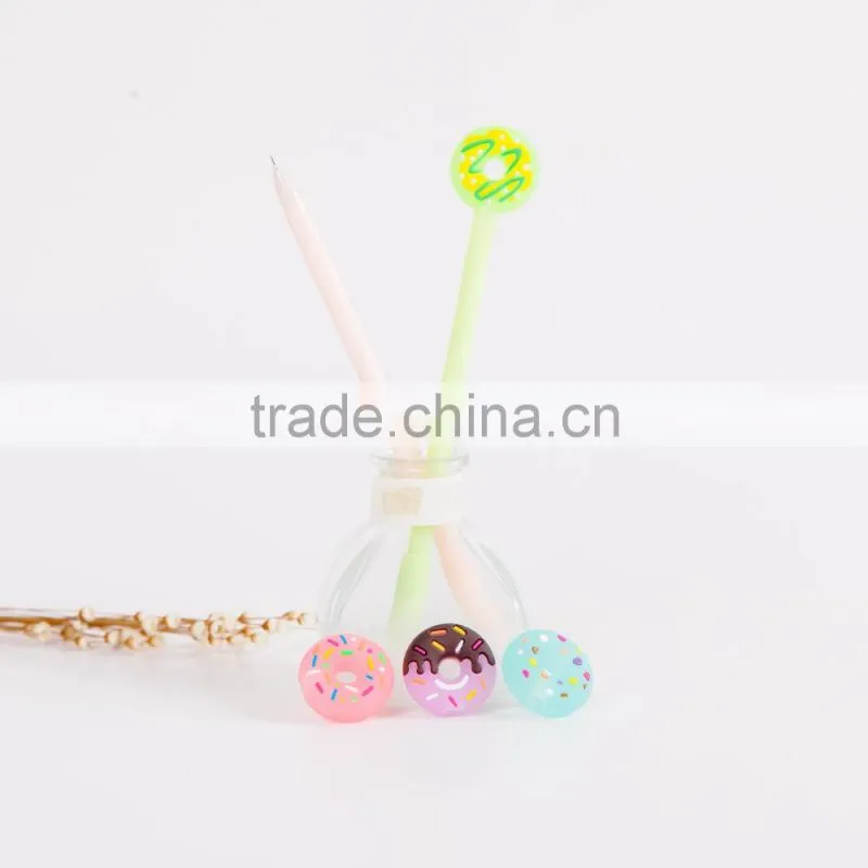 Cute Doughnut gel pen escolar stationery canetas school office supplies