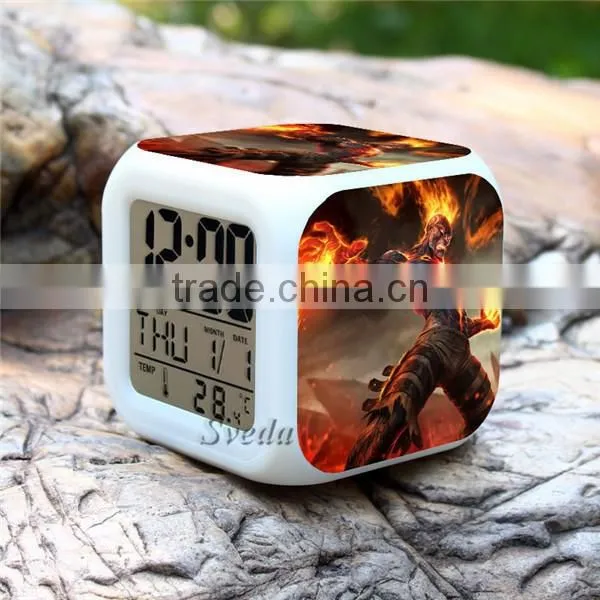 Wholesale Digital alarm clocks, League Of Legends Digital clock for sale, cheap price alarm clock