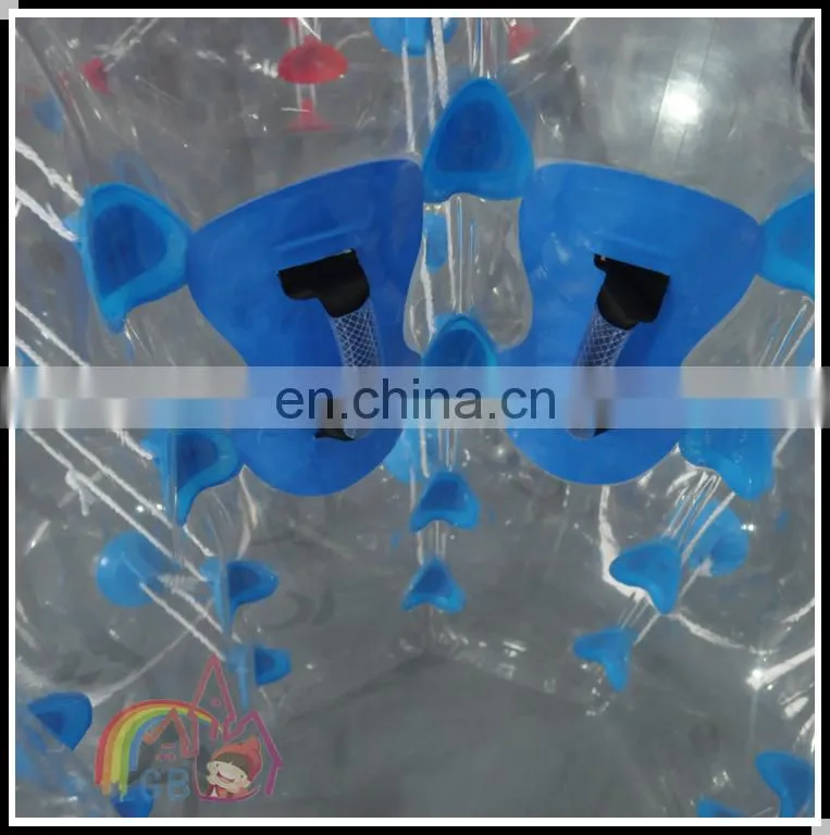 Promotion inflatable bumper ball, adult human soccer bubble belly buddy balloon for footabll event
