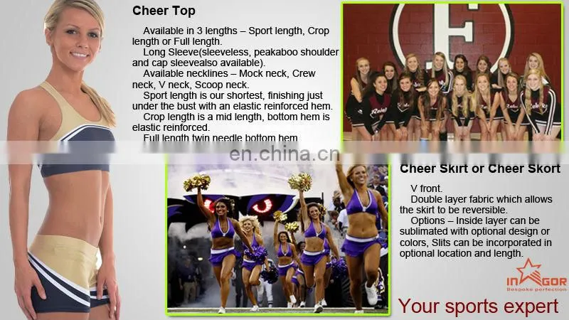 Designing basketball baby cheerleading bra tops uniform