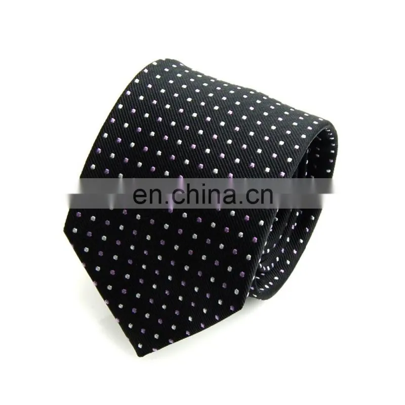 Top grade custom black neckties