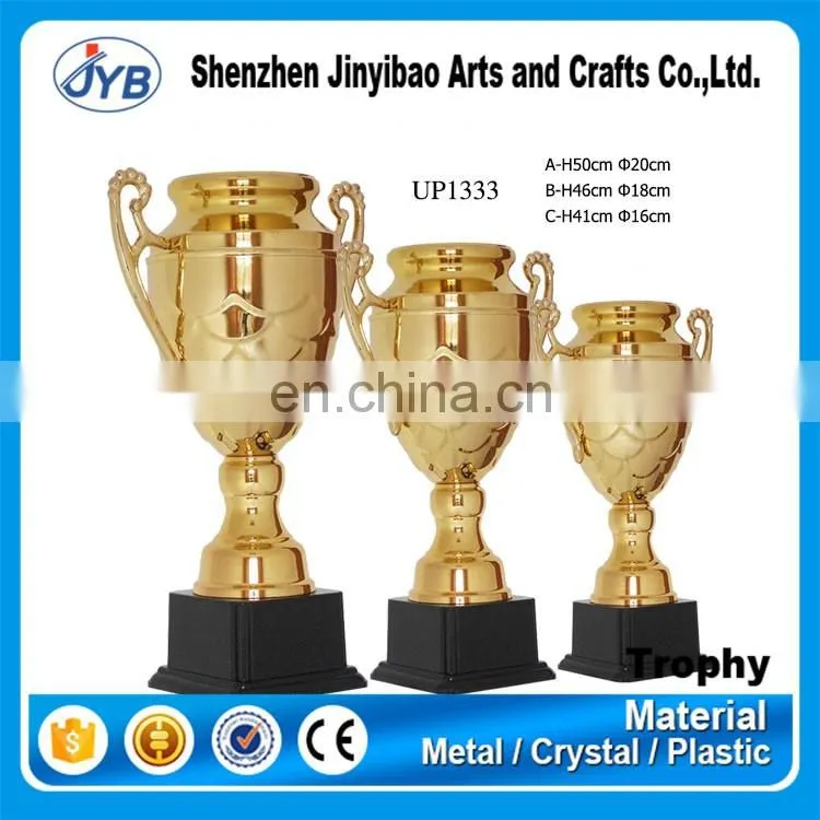 Newest hot design wholesale trophy bases gold trophy parts