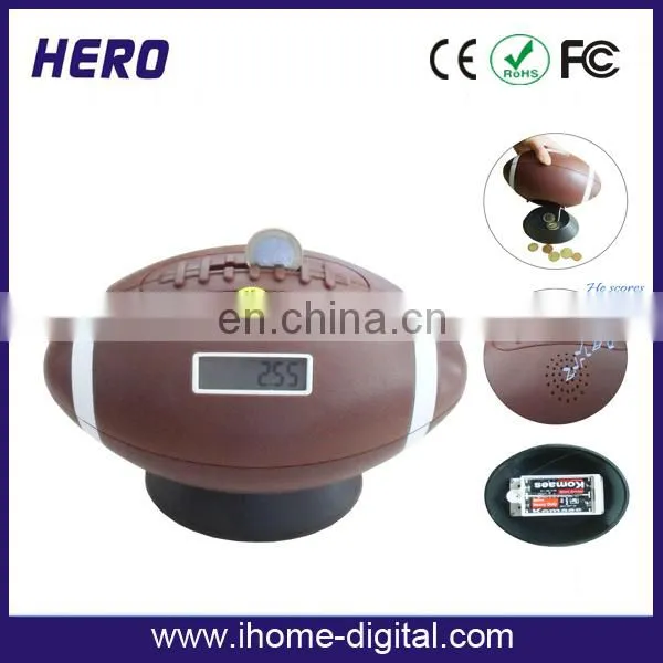 Digital transparent money saving jar custom coin bank for kids made in China