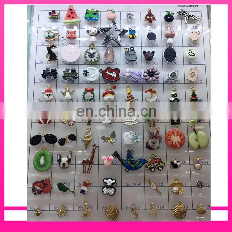 Fashion fruit charm pendant fruit shape enamel pendant for decoration