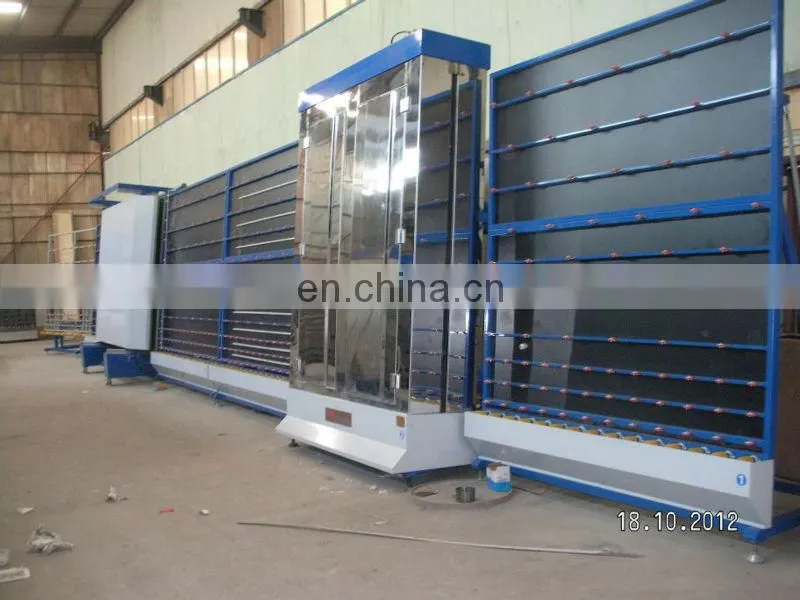 Dubble glass production line machine Vertical dubble glass flat press machine