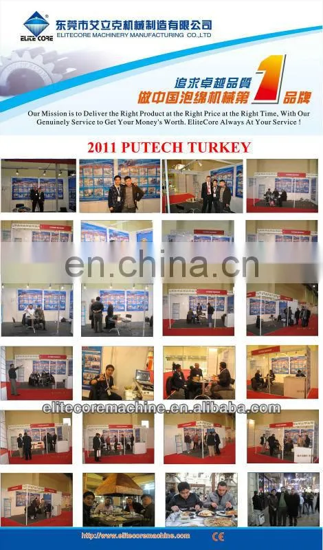 ECMT-146 Automatic Horizontal Foam Cutting Machine (Multicutter Type) 2015 News Product