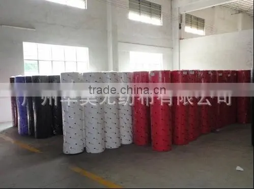 plain parallel lapped viscose polyester nonwoven fabric