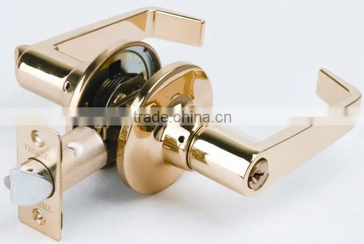6431PB-ET:TRUST ANSI Grade 3 Tubular Zinc Alloy Lever Lock