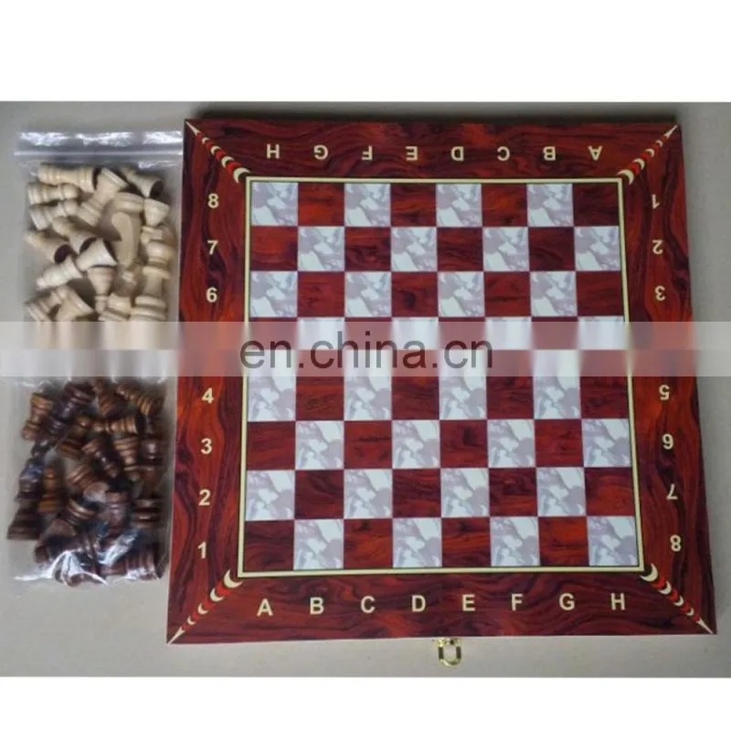 Beautiful Wooden Chess Set Board Game