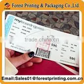 2014 Best Quality Boarding pass Thermal Paper