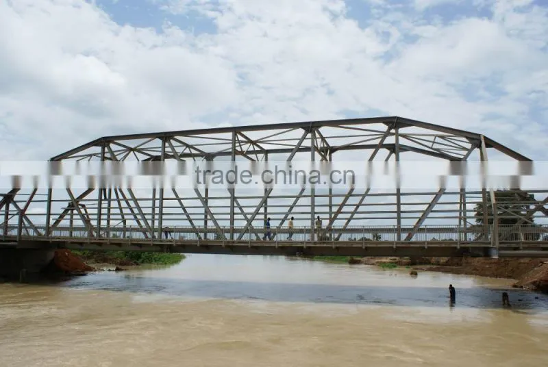 Economic easy installation steel trestle with light frame structural