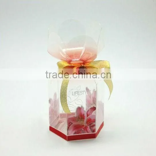 The roses printing clear pet box