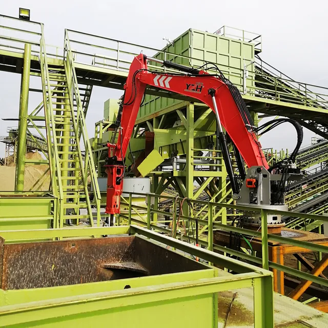 Stationary type pedestal rock breaker boom system7.png