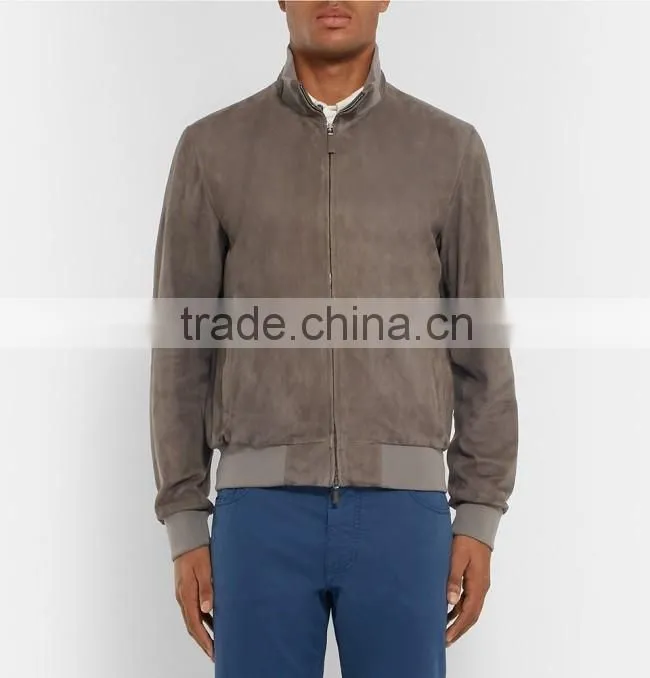 Custom man motorcycle jacket suede fall jacket
