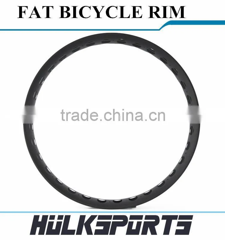 High Quality CheapBicycle Parts 26ER Profile 25mm Fat Wheel Rims Width 100mm Carbon Fiber Wheels Tubuless Rims Fat Bike Wheels