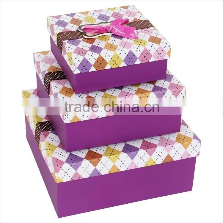 high quality free sample and shipping paper bow tie packaging box