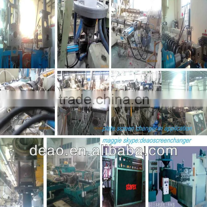 extruder filter screen changer for Double Stage PE Granulation Extrusion Line