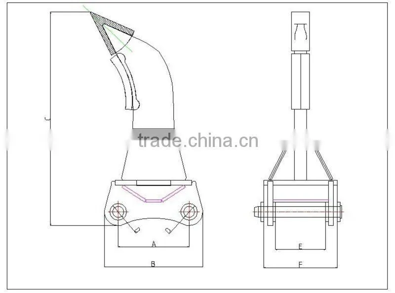 Soil Ripper for Hitachi and Hyundai Excavator