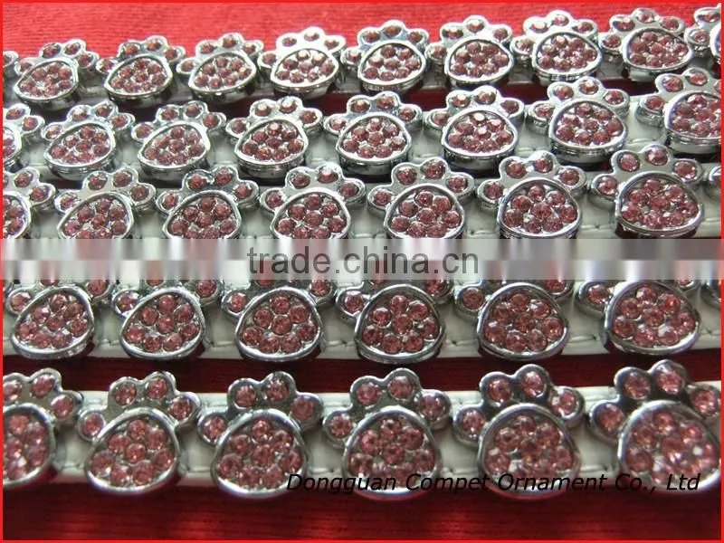 Produce 10 mm footprint paw slide charm jewelry diy letters wholesale