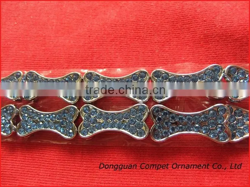 Produce 10 mm slide charm bone DIY zinc alloy accessories