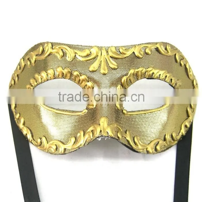 Custume Carnival Accessories HT-HF013 Plastic Half Face Party Eye Mask and Clear Plastic Face Mask