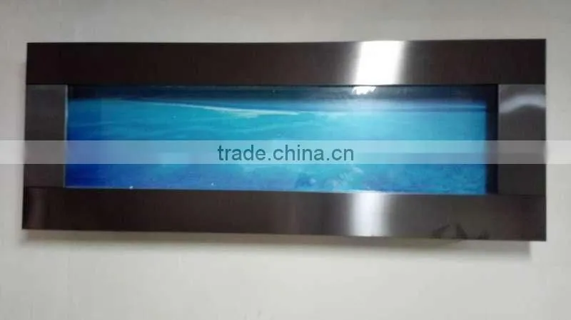 STAINLESS STEEL WALL HANGING AQUARIUM,WALL-MOUNTED FISH TANK